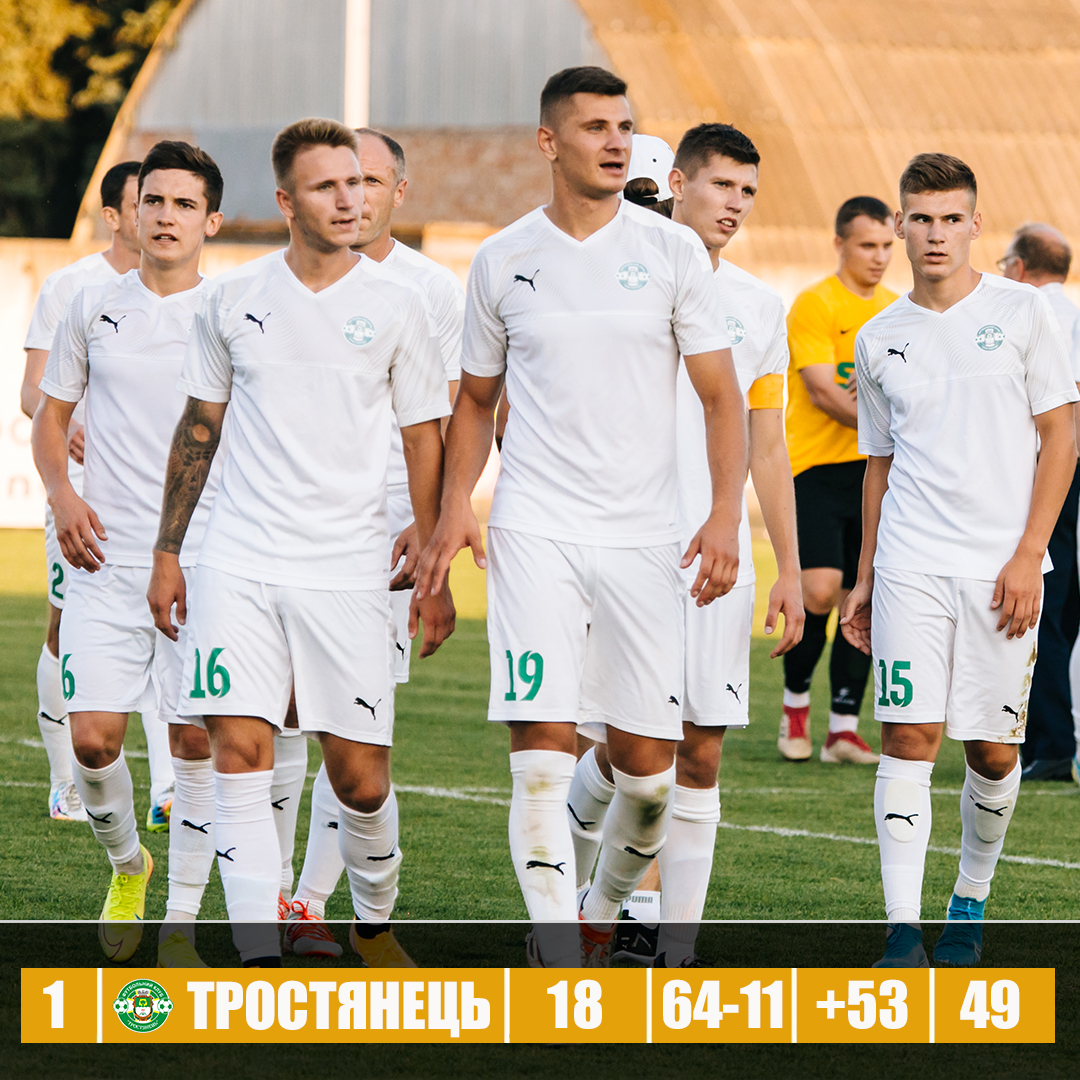 ФК “Тростянець” завершив чемпіонат на 1 місці