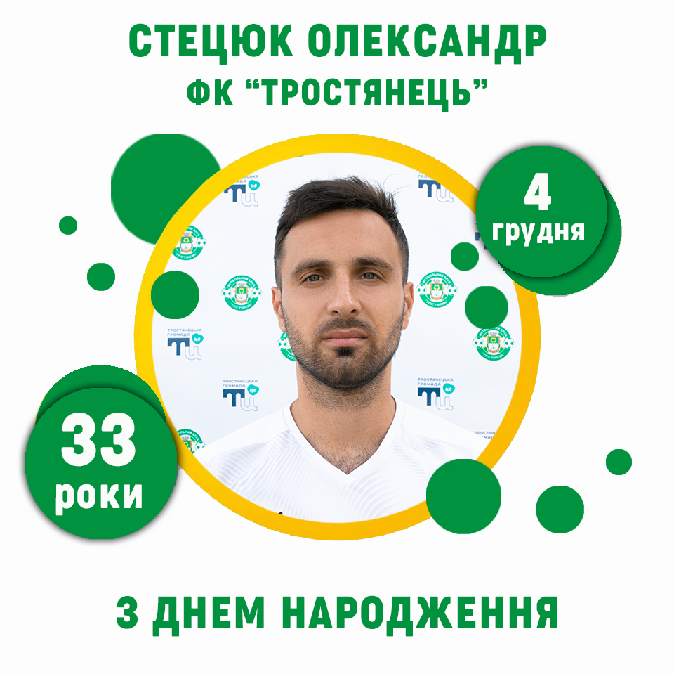Капітану команди Олександру Стецюку – 33 роки