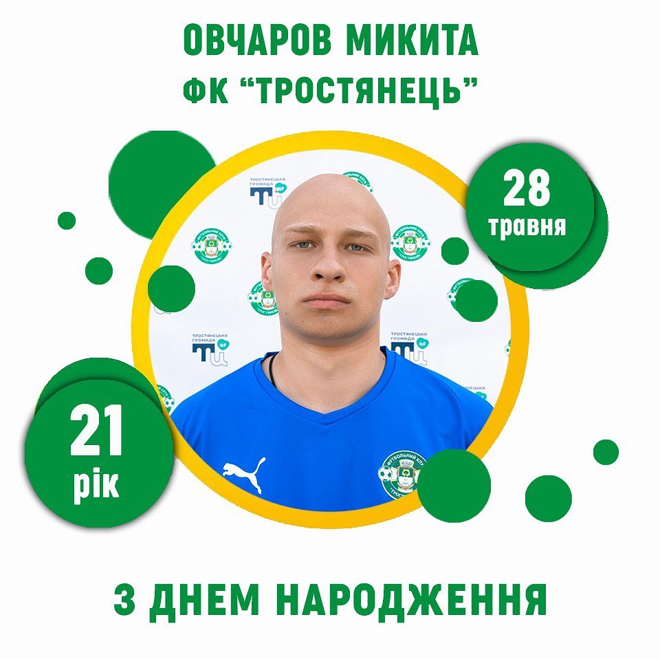 Микиті Овчарову – 21