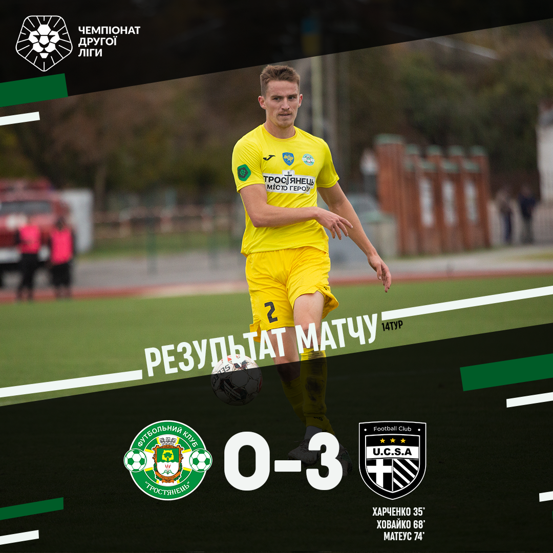 Поступаємось ФК “Юкса” 3:0