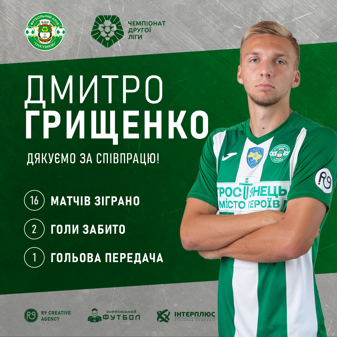 ФК “Тростянець” дякує за співпрацю трьом футболістам