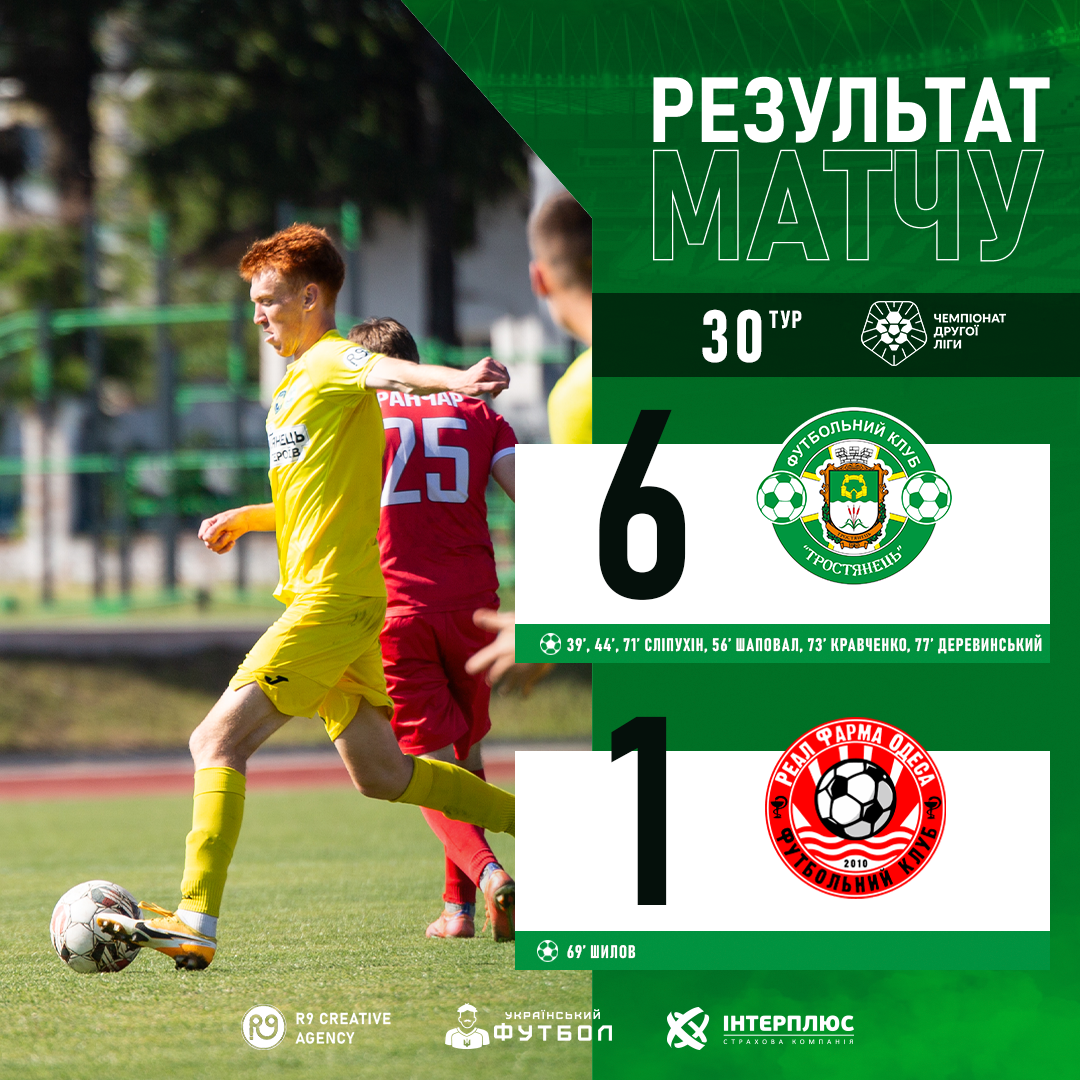 +3 Розгромна перемога Тростянця