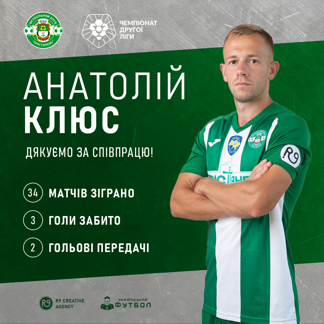 Футбольний клуб “Тростянець” завершив співпраці із 7 гравцями команди.